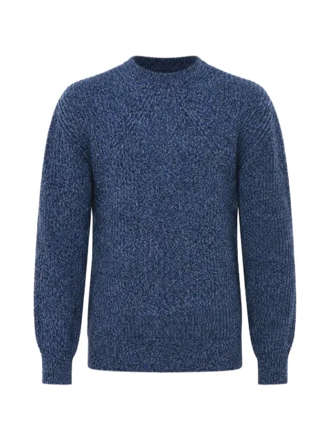 Paolo Pecora crew-neck virgin wool sweater Blue 24IC1M0A077F0049004