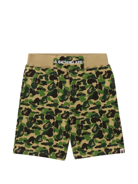 A BATHING APE® ABC Camo sweat shorts Neutrals 1I30153017GREEN