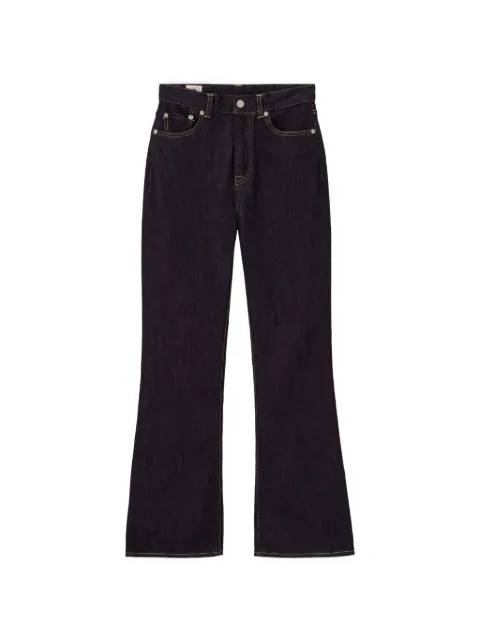 Momotaro patch-detail flared jeans Blue MWJZ6600