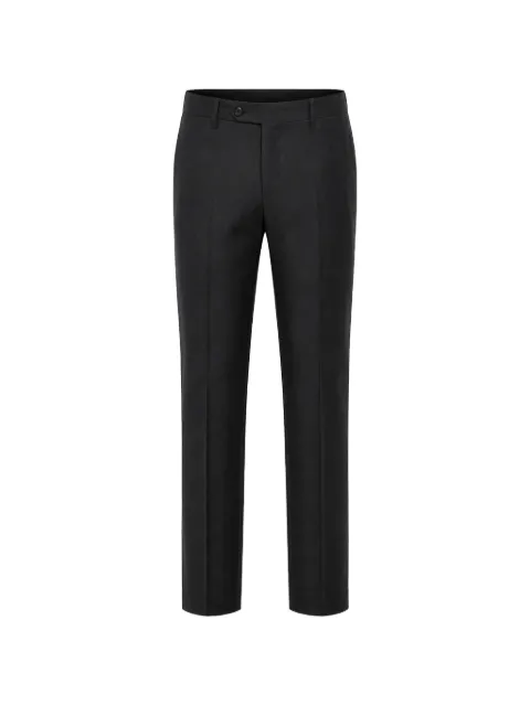 Corneliani scalloped-hem trousers Black 8452649818060