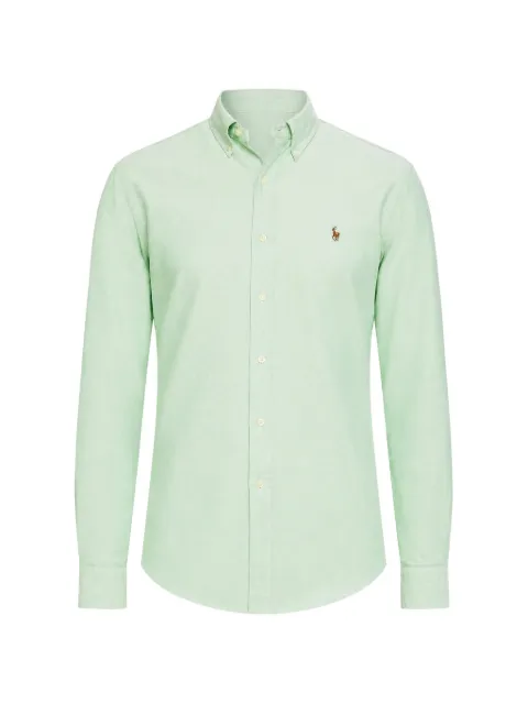 Polo Ralph Lauren embroidered long-sleeve shirt Green 710805562506