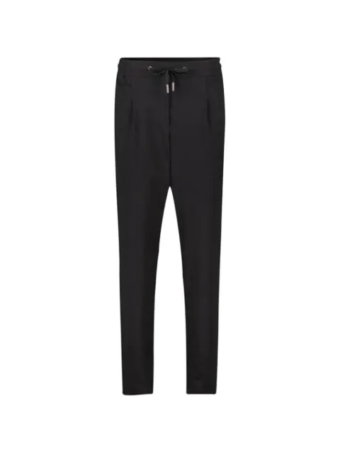 BETTY & CO drawstring-waistband tapered trousers Black 65003138