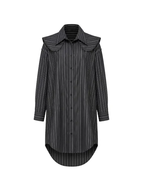 Y/Project striped pinstripe shirt maxi dress Grey 101DR004F551A0006