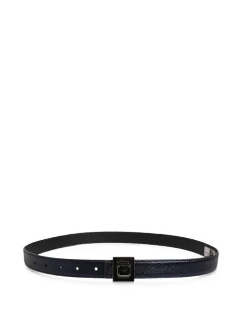 Dolce & Gabbana square-buckle leather belt Black BC4703AI935