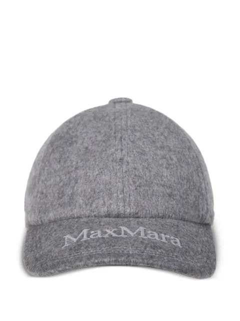 Max Mara logo-embroidered baseball cap Grey 2624576031600