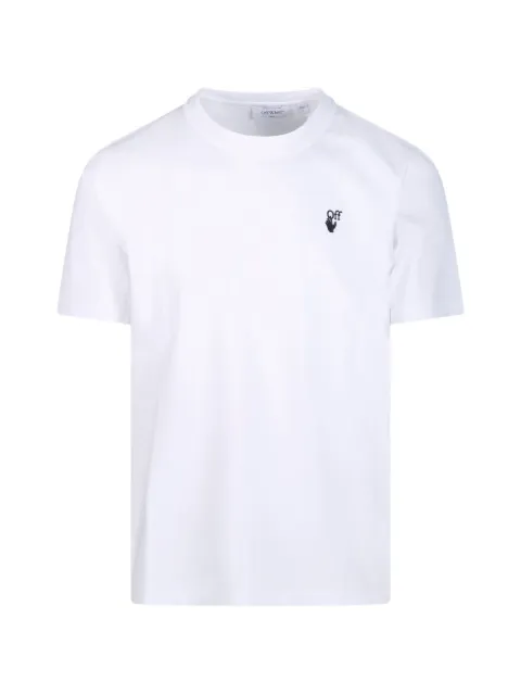 Off-White logo-detail T-shirt White 44MAA16MF26J006