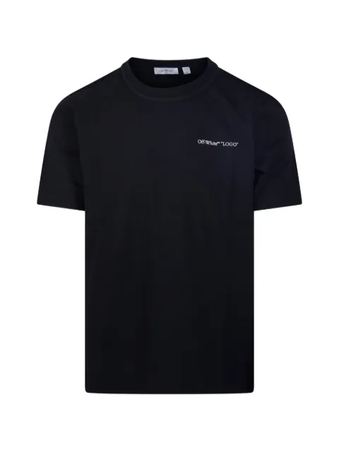 Off-White logo-print T-shirt Black 44MAA16MF26J00L