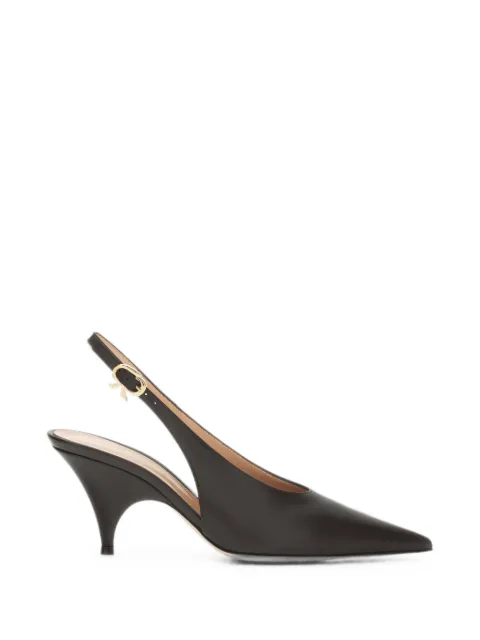 Gianvito Rossi Sofia sling 70 pumps Brown G9564670RICVIT