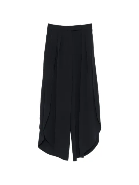 Max Mara pleated wide-leg palazzo pants Black 2621136017