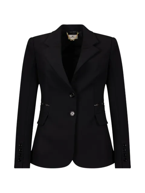 Elisabetta Franchi notched-lapel tailored jacket Black GI27466E2