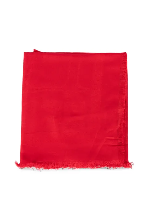 Elisabetta Franchi viscose and modal foulard scarf Red SC03F66E2