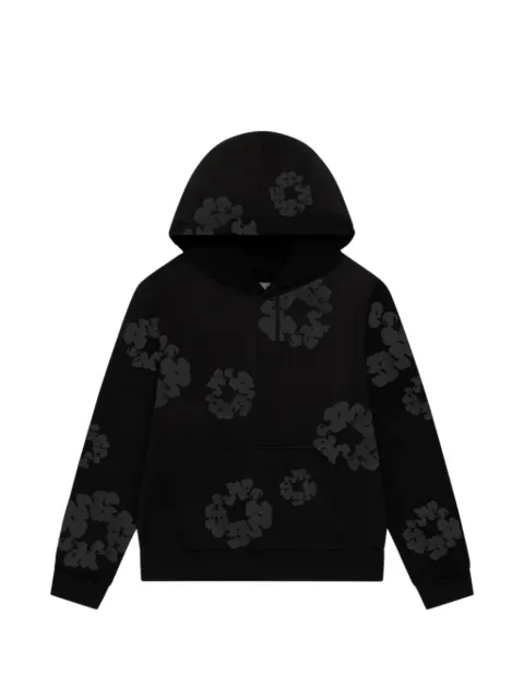 Denim Tears long-sleeves hoodie Black DT238