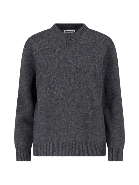 Jil Sander open-back ribbed-trim sweater Grey J02GP0254J14849