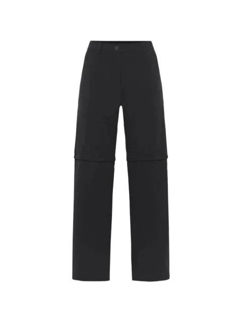 JACK WOLFSKIN zip-off straight-leg trousers Black A63907