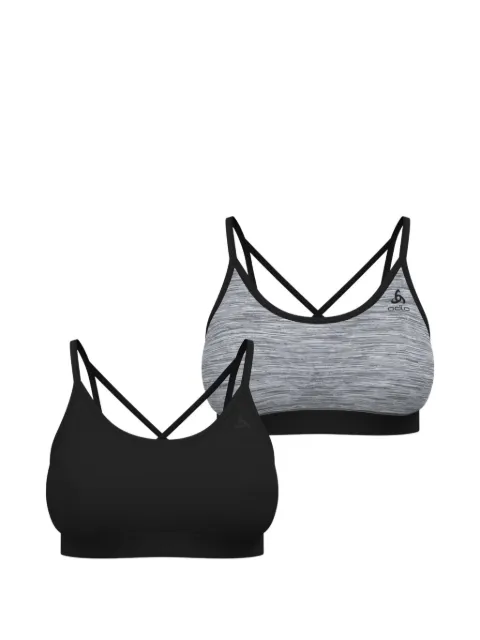 ODLO seamless cross-strap sports bra Black 131511