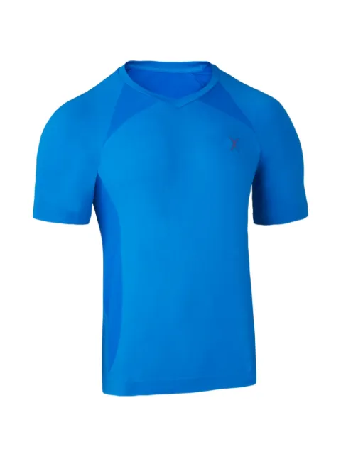 I-EXE panelled-design raglan-sleeve T-shirt Blue MAG52M