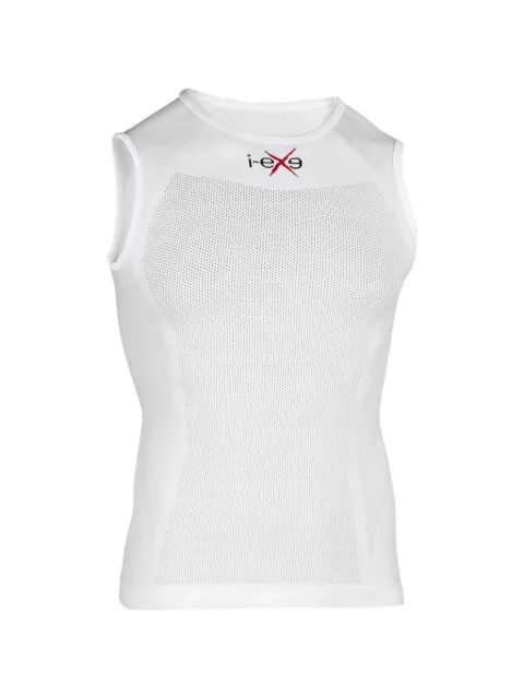 I-EXE perforated tank top White CA520M