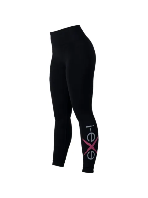 I-EXE Yoggy logo-print performance leggings Black PA751M