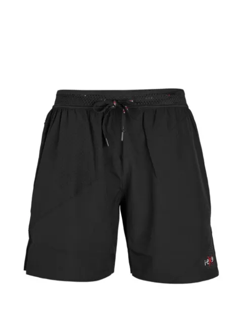 I-EXE drawstring-waist panelled shorts Black IE002PA