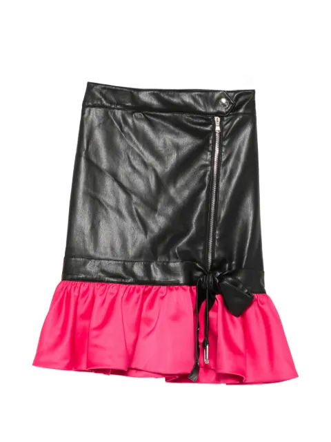 Moschino Pre-Owned 2020s ruffled bow-detail skirt Black MO250CAP
