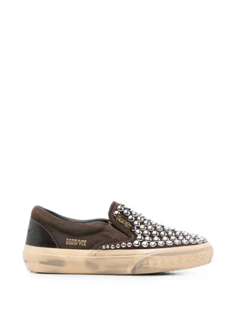 Golden Goose VCE stud-embellishment sneakers Brown GWF00306F008763