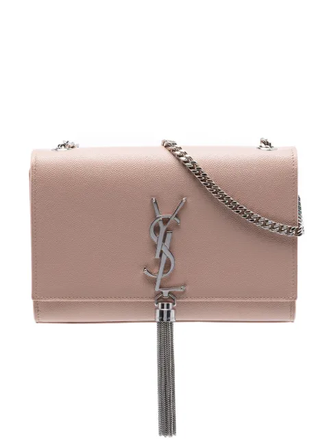 Saint Laurent Pre-Owned 2018 Small Grain de Poudre Monogram Kate Tassel crossbody bag Pink YYFSUCUQLFBCLANL