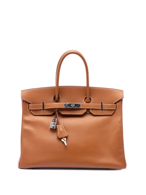 Hermès Pre-Owned 2009 Epsom Birkin Retourne 35 handbag Brown U41GKGPGR6BUTQAZ