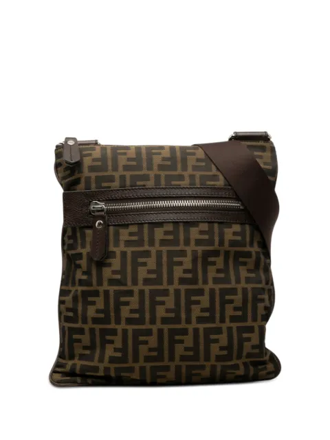 Fendi Pre-Owned 2000-2010 Zucca Canvas crossbody bag Brown QDND6RFOLFAI43NZ