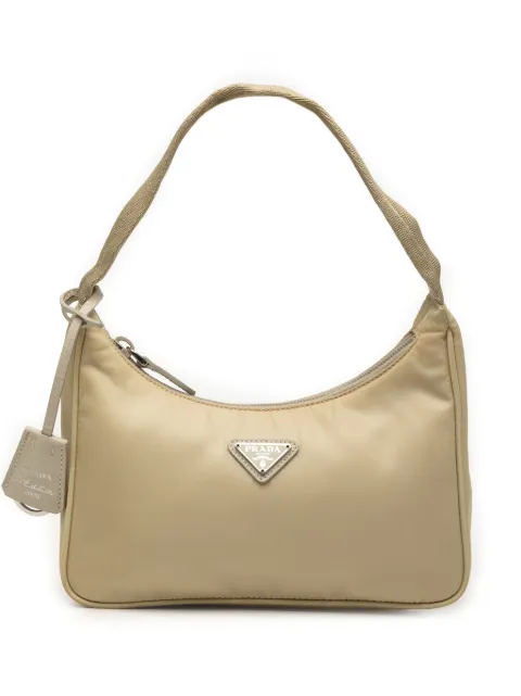 Prada Pre-Owned 2019-2026 Mini Tessuto Re Edition 2000 shoulder bag Neutrals J2301XKVFOHZ2I7A