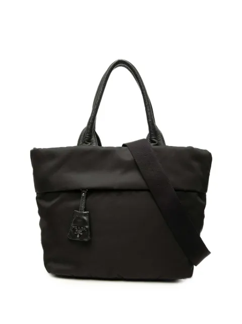 Prada Pre-Owned 2013-2026 Tessuto Reversible satchel Brown DCD2RJTFWTFTIXY8