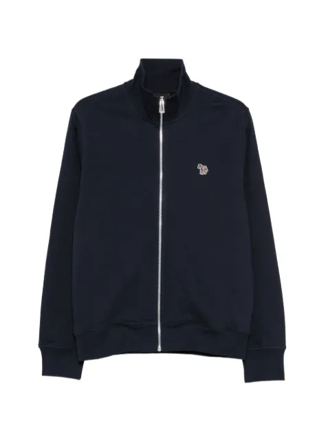 PS Paul Smith Zebra-patch zip-up sweatshirt Blue M2R136TWZEBRA