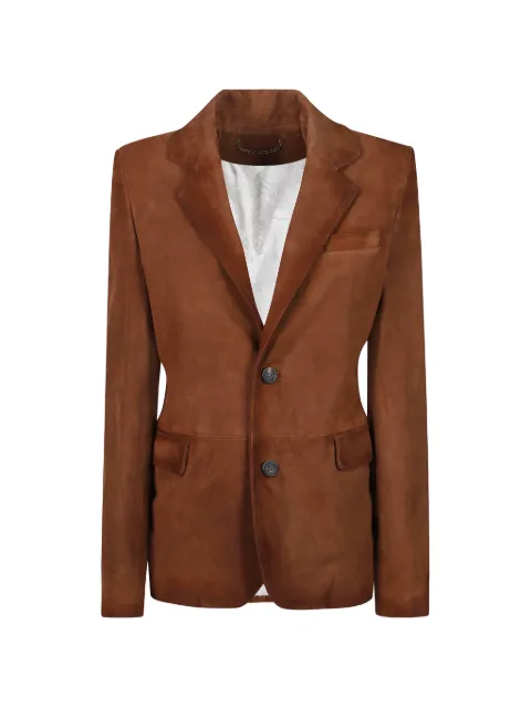 Golden Goose jacket in brown waxed-suede Brown GMP02785P002658