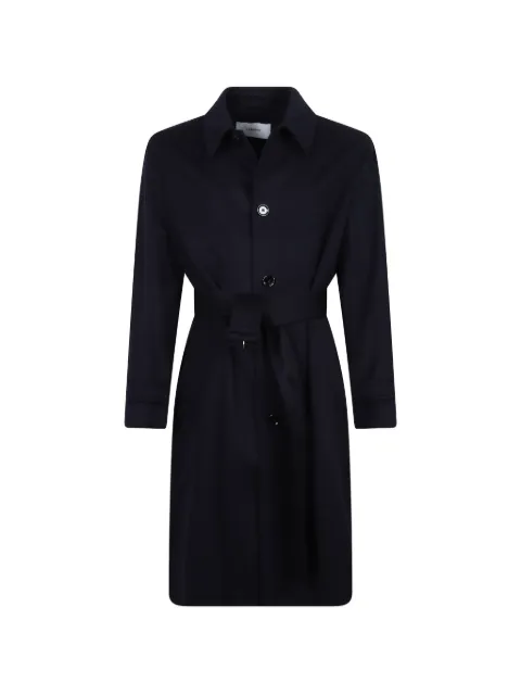 Lardini belted button-front coat Blue AC23009ACSP6764