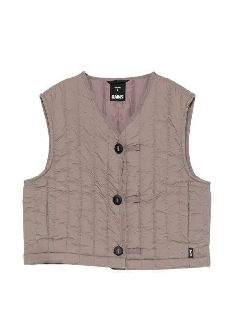Rains Banja quilted vest Neutrals 21980