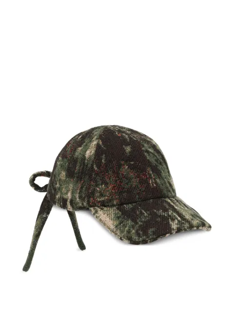 Henrik Vibskov Sausage cap Green AW26STUDA911