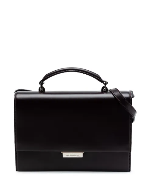Saint Laurent Pre-Owned 2018 Leather Babylone Top Handle Bag satchel Brown PYNU9PVYQOX9UJRE
