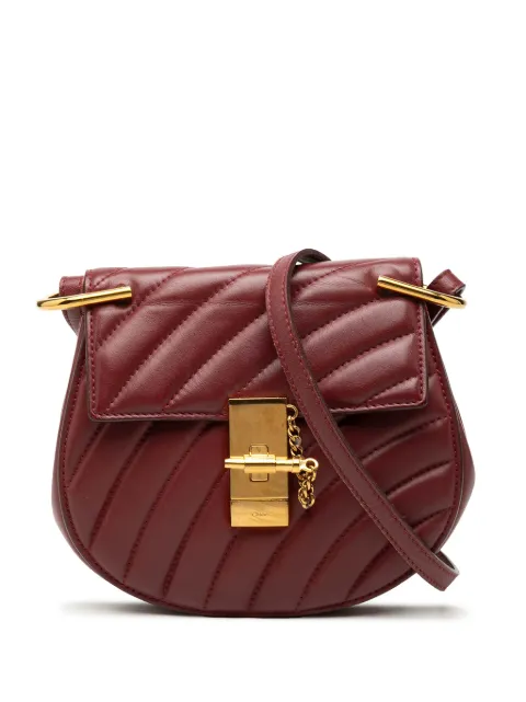 Chloé Pre-Owned 2018 Mini Quilted Leather Drew Bijou satchel Red HPAUODD3XUHCBTZO