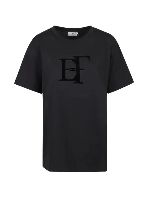 Elisabetta Franchi logo-embellishment T-shirt Black MA01P66E2