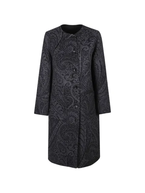 ETRO reversible Paisley-print coat Black WRAA004099TJB37S9810