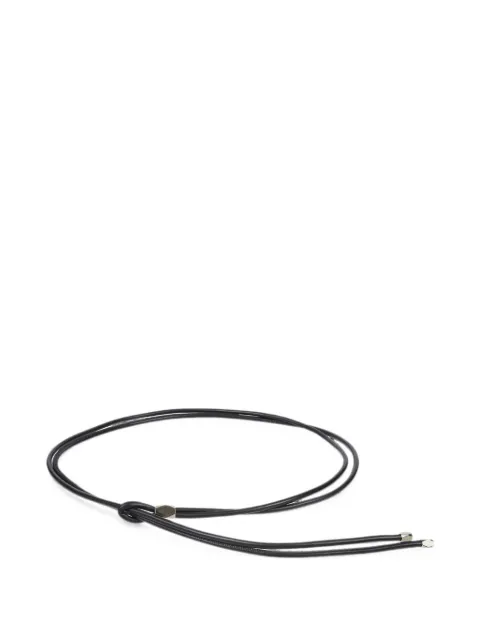 ISABEL MARANT corded knot-detail belt Black CE213BFAB2A02A