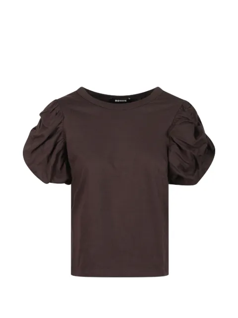 ROTATE BIRGER CHRISTENSEN puff-sleeve T-shirt Brown 1165401667
