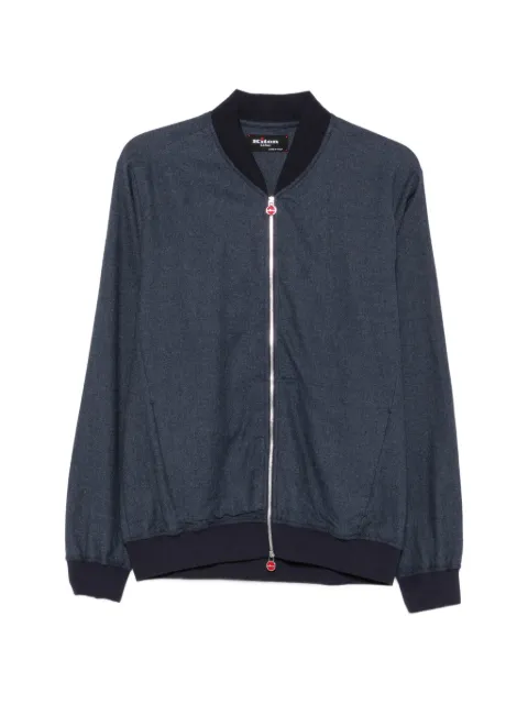 Kiton zip-up bomber jacket Blue UGO001H0984909000