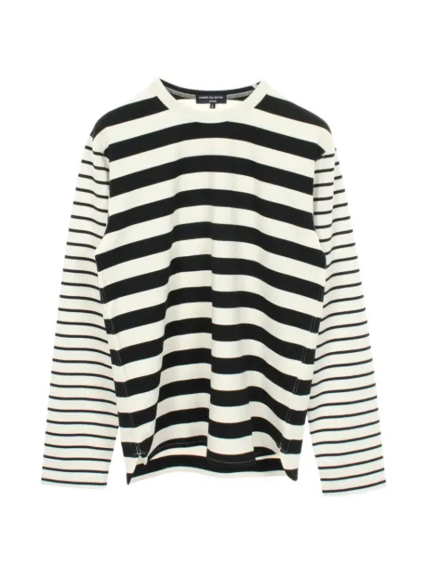 Comme des Garçons Homme striped long-sleeve T-shirt White 1082371