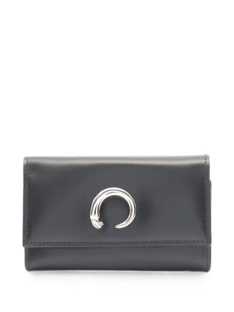 Cartier Panthère leather key case Black 1084824