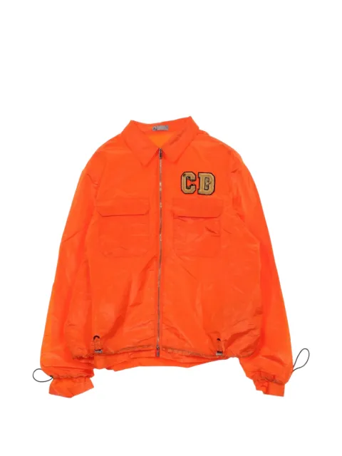 Christian Dior Pre-Owned CD-logo zip-up jacket Orange 1067321