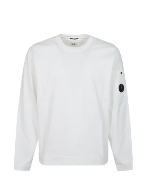 C.P. Company Lens-detail long-sleeve T-shirt White 21CMTS100A110580W103