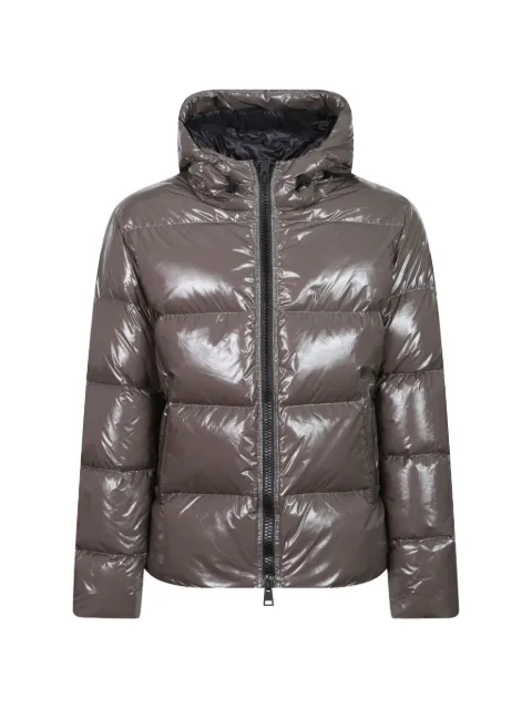 Herno hooded padded jacket Brown PI001342U12220