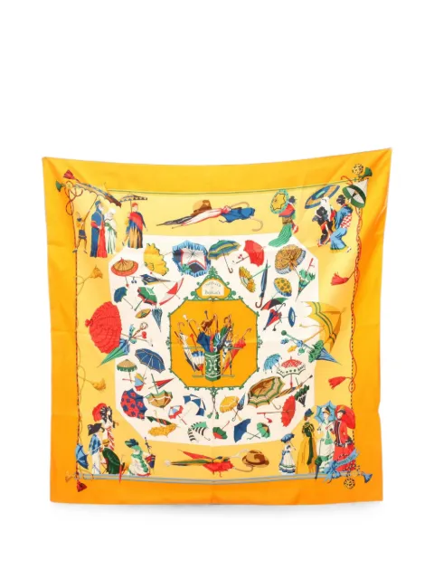 Hermès Pre-Owned Ombrelles et Parapluies scarf Yellow 1084498