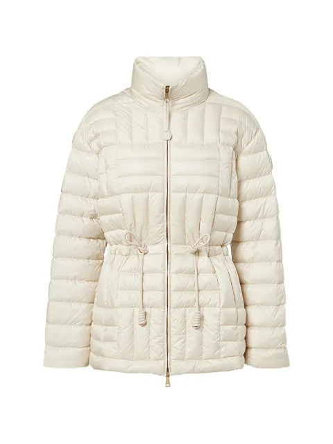 Moncler quilted drawstring jacket Neutrals 0931A00150597YF