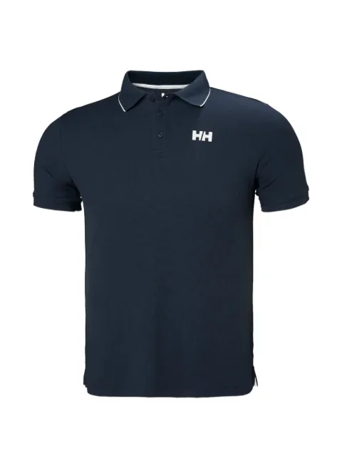 Helly Hansen Kos logo-print piqué polo shirt Blue 34068
